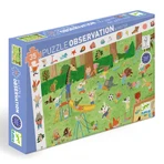 Układanka obserwacyjna Little Friends Garden, Djeco: ceny i cechy
