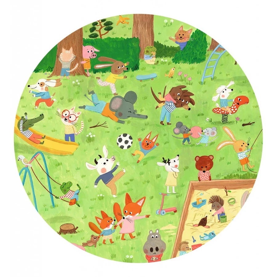 Układanka obserwacyjna Little Friends Garden, Djeco: ceny i cechy