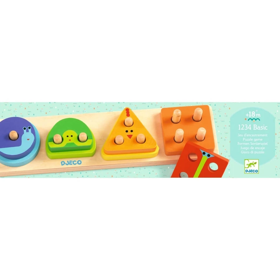 Juguete motorizado Djeco, 1234Basic