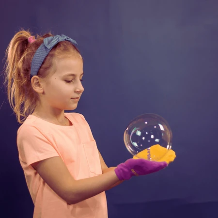 Set de ballons géants en savon - Fusées et anneaux + solution