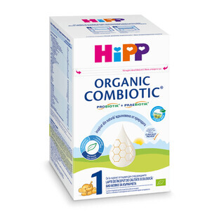 Biologische melkpoeder startvoeding Organic Combiotic 1, 0 maanden, 800gr, Hipp