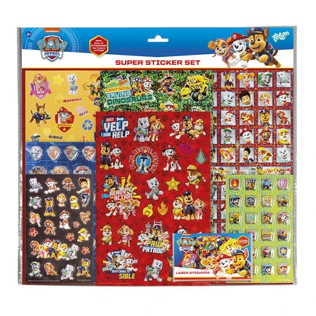 Super set abtibilduri Paw Patrol, Patrula Catelusilor