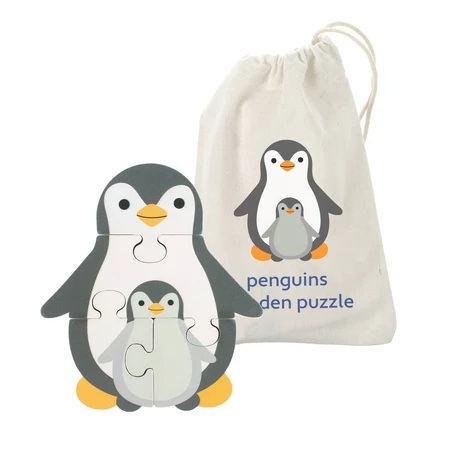 Houten pinguïnpuzzel, Oranjeboom Speelgoed