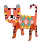 Stick'N'Play creatief spel met 3D scènes en herpositioneerbare stickers - Safari Dieren