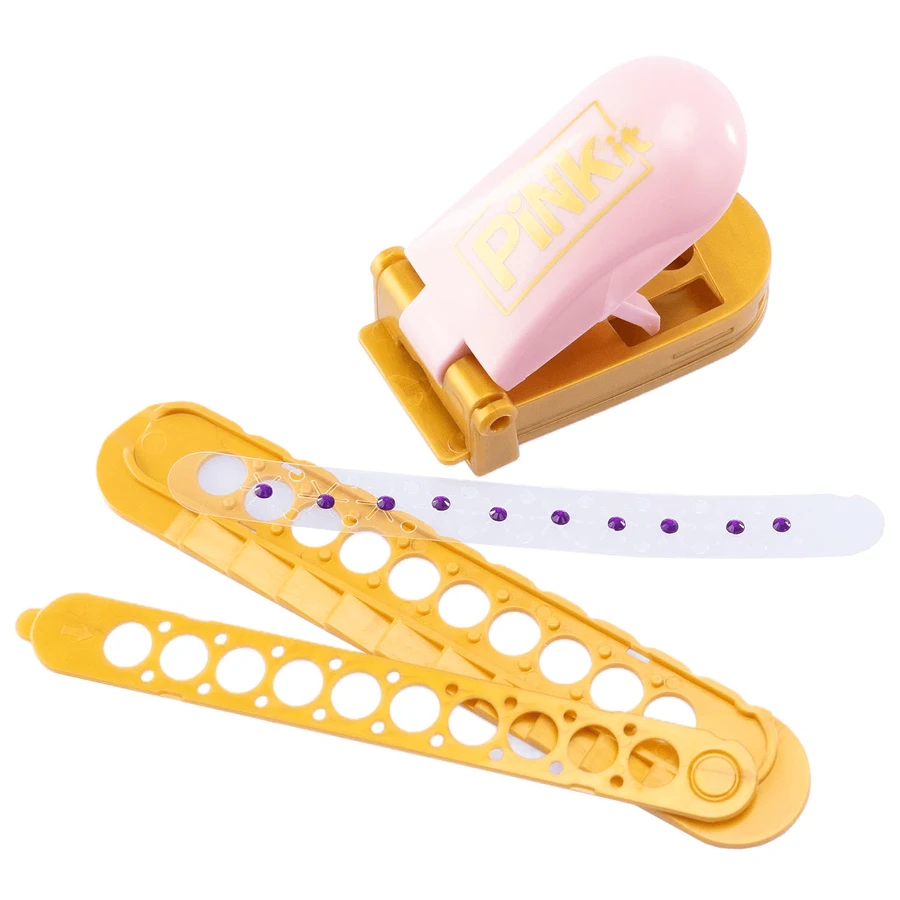 Set creativo con aplicador multifuncional de cristal y piedra decorativa - Pink It Crystalizer