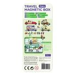Puzzle magnético en caja metálica, juego de parejas y correspondencias - Cars