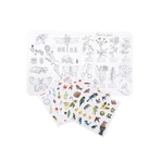 Coloring book with stickers Garden, Moulin Roty