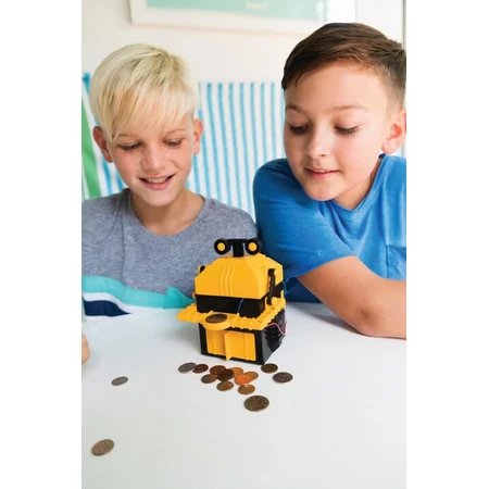 Kit constructie robot - Money Bank Robot, Kidz Robotix