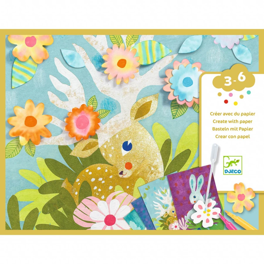 Creatief papieren decoratiespel, Djeco