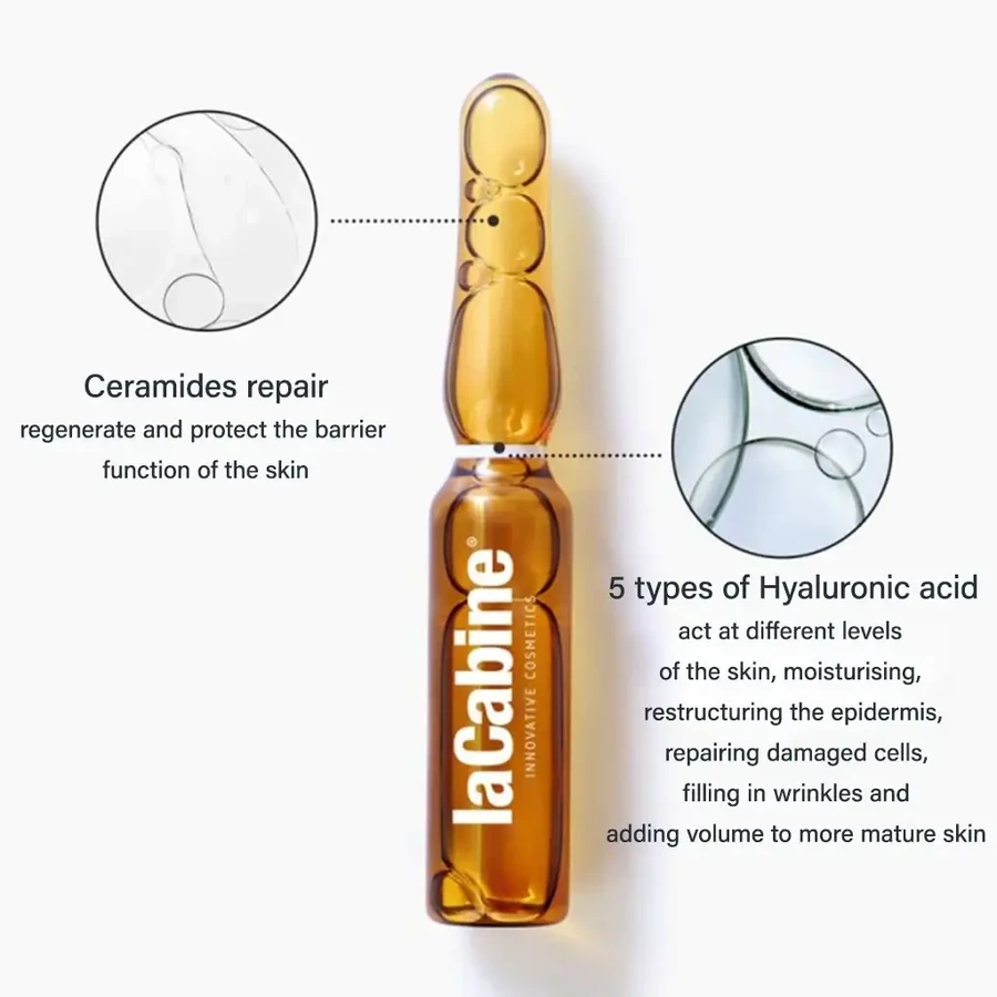 LA CABINE - 5 x PURE HYALURONIC Teint Fläschchen 10 x 2ml