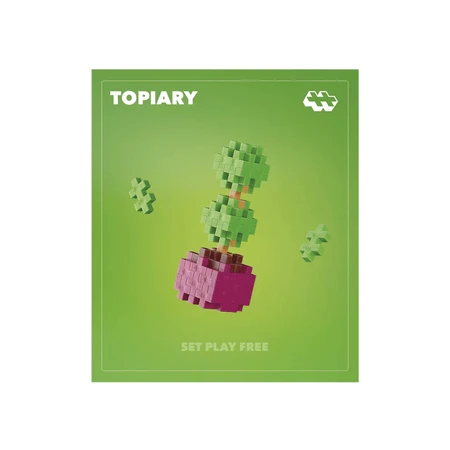 Juego de construcción Plus-Plus, PLANTAS - Topiario