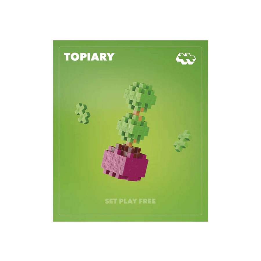 Juego de construcción Plus-Plus, PLANTAS - Topiario