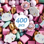 Perles arc-en-ciel, perles Djeco arc-en-ciel