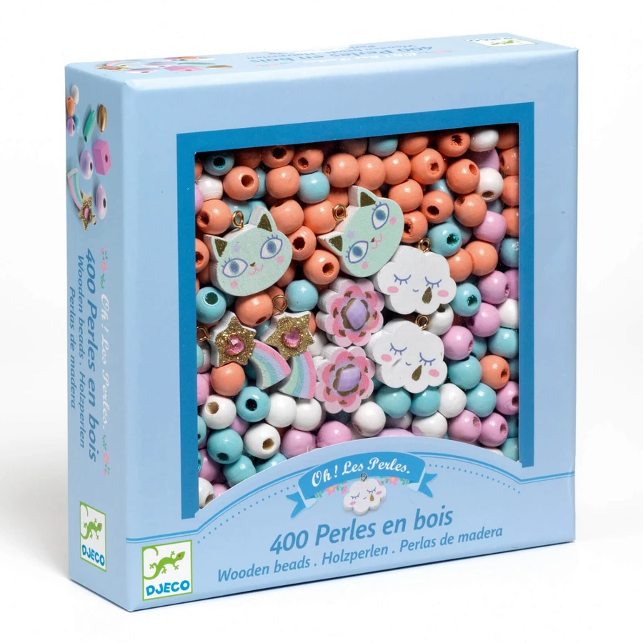 Perles arc-en-ciel, perles Djeco arc-en-ciel