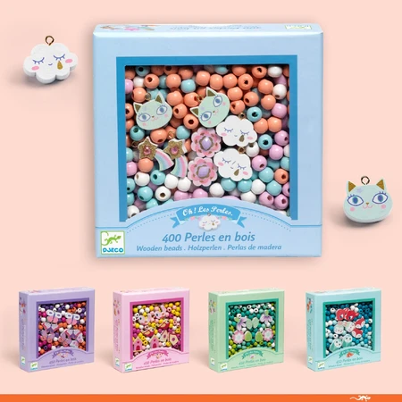 Perles arc-en-ciel, perles Djeco arc-en-ciel