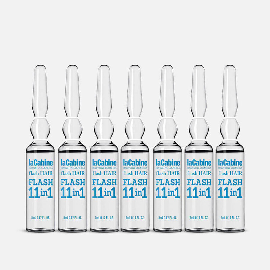 LA CABINE - FH 11 in 1 FLASH HAIR flacons voor haar 7X5 ml