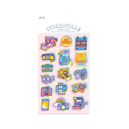 Holographic stickers Stickiville Cute Cameras