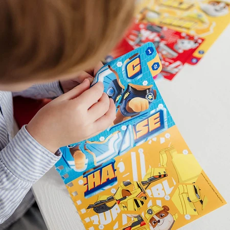 Set créatif avec autocollants, chiffres à coller, Paw Patrol
