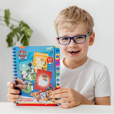 Set créatif avec autocollants, chiffres à coller, Paw Patrol