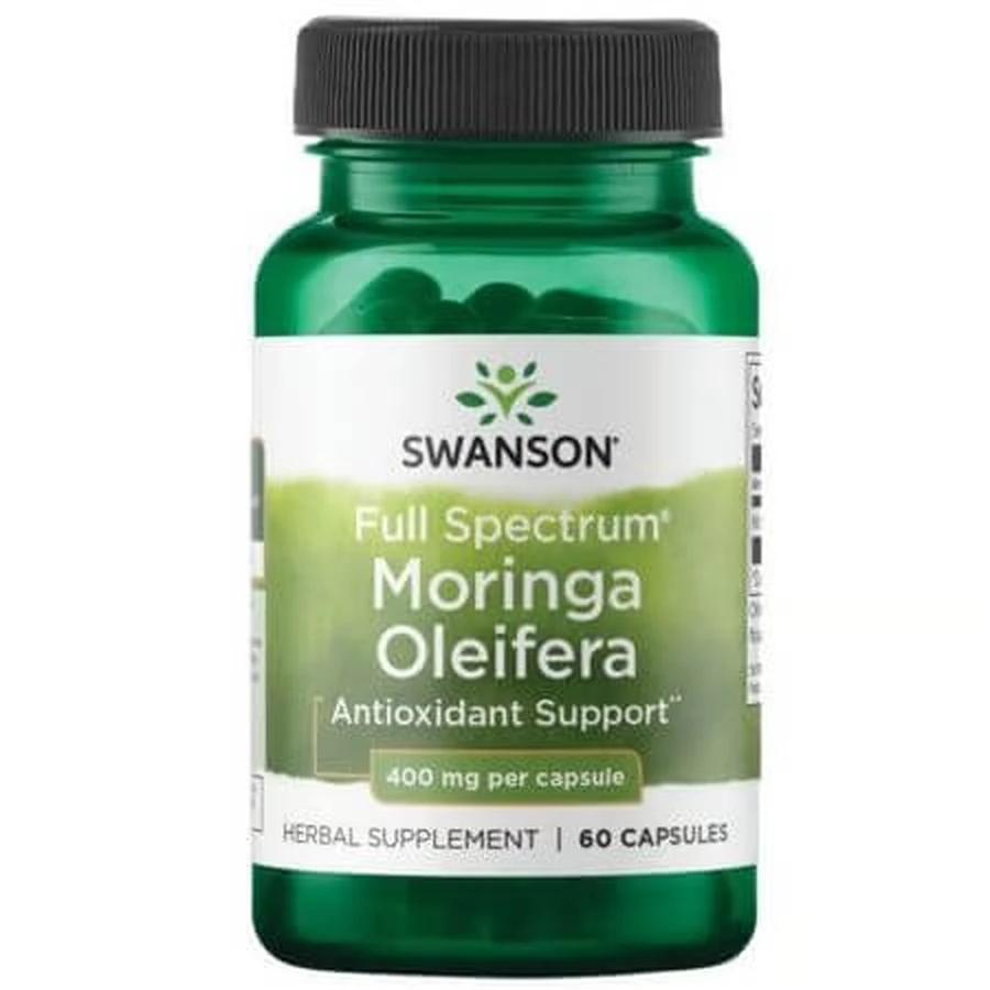 Moringa Oleifera Full Spectrum, 400 mg, 60 capsules, Swanson