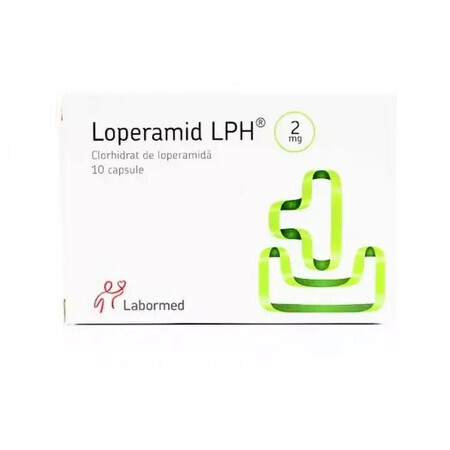 Loperamid LPH 2 mg x 10 gélules.