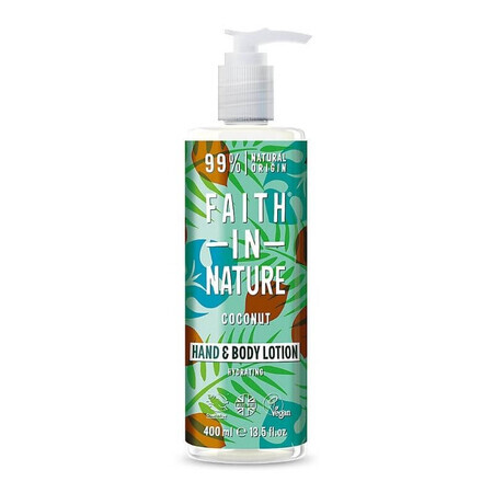 Lotion végétalienne à la noix de coco x 400ml, Faith in Nature