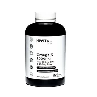 Omega 3, 2000 mg, 200 capsule, Hivital