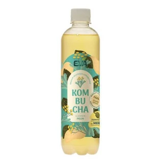 Kombucha Pioenroos drank, 500 ml, Eva