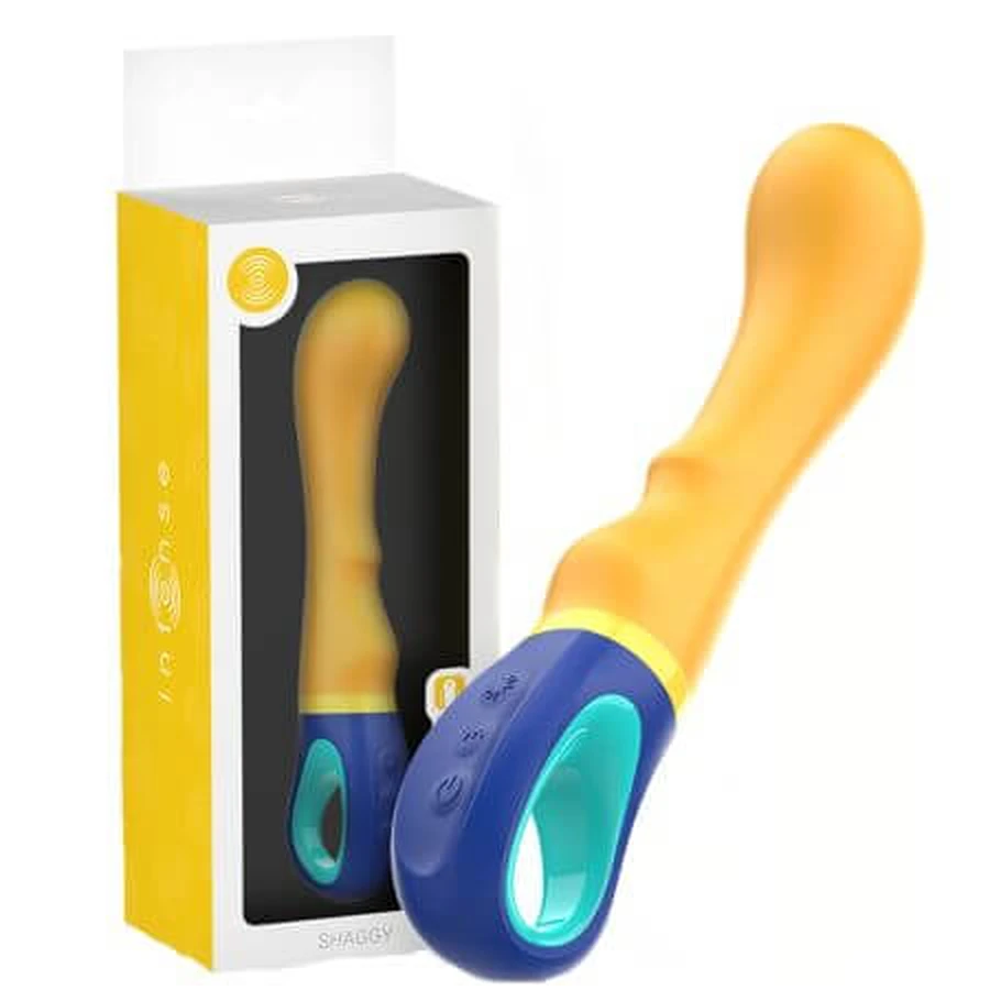 Vibrator yellow G-Spot Shaggy, 1 piece, Intense