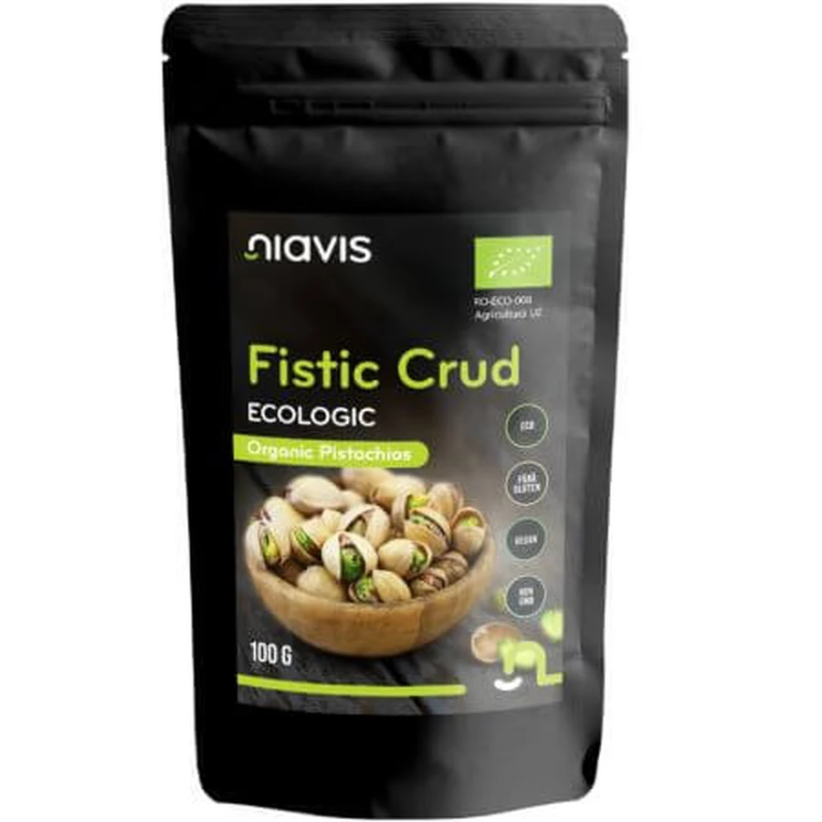 Pistachos crudos ecológicos, 100 g, Niavis