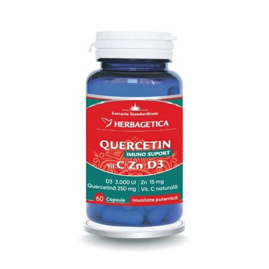 Quercetine, 60 capsules, Herbagetica