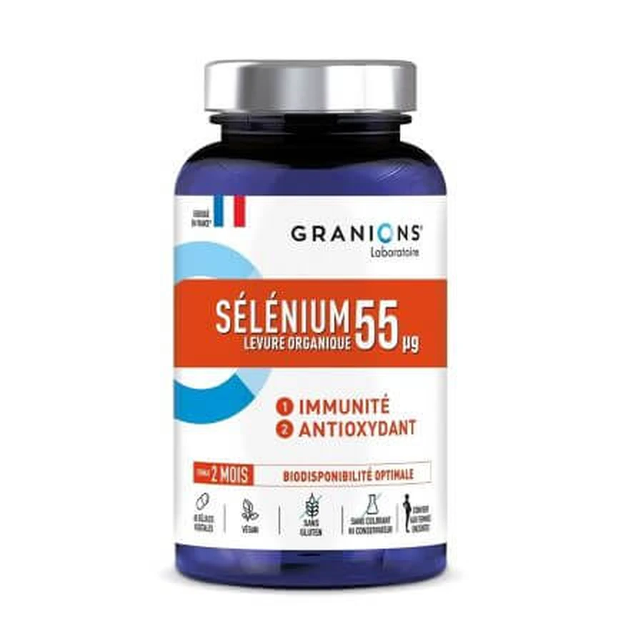 Selenium, 55 mcg, 60 vegetarische capsules, Granions