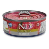Wet food for sterilized adult cats Quinoa Neutered N&D, 80 g, Farmina