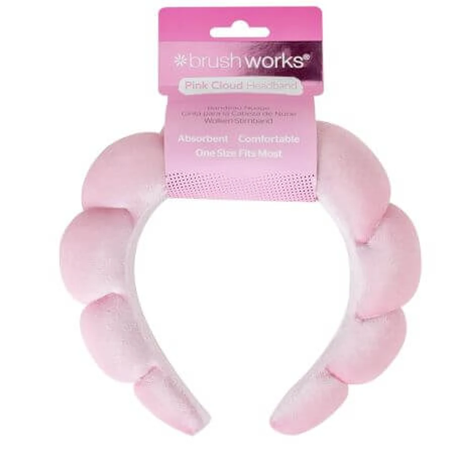 Spazzola per capelli rosa, 1 pezzo, Brushworks
