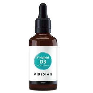 Vitamina D3 lichida pentru copii 400 UI Viridikid, 30 ml, Viridian