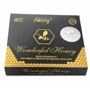 Miere afrodisiaca, 12 plicuri x 12 g, Wonderful Honey
