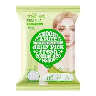 Citrus Smooth & Pure Fresh Cooling Deodorant Wipes, 20 Stück, Ariul