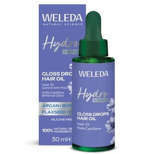 Aceite Capilar Gotas Brillo Hidro, 30 ml, Weleda