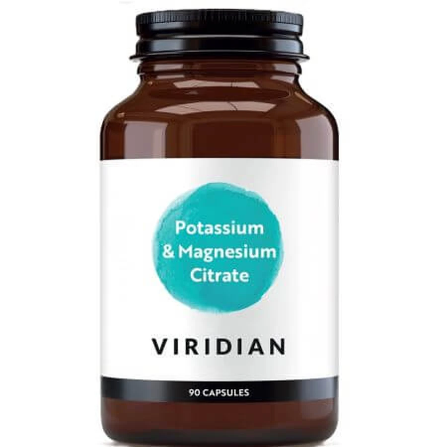 Kaliummagnesiumcitraat, 90 capsules, Viridian