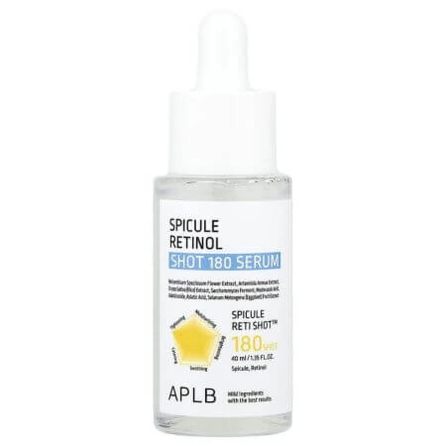 Anti-verouderingsserum met retinol microspicules, Spicule Retinol Shot 180, 40 ml, Aplb