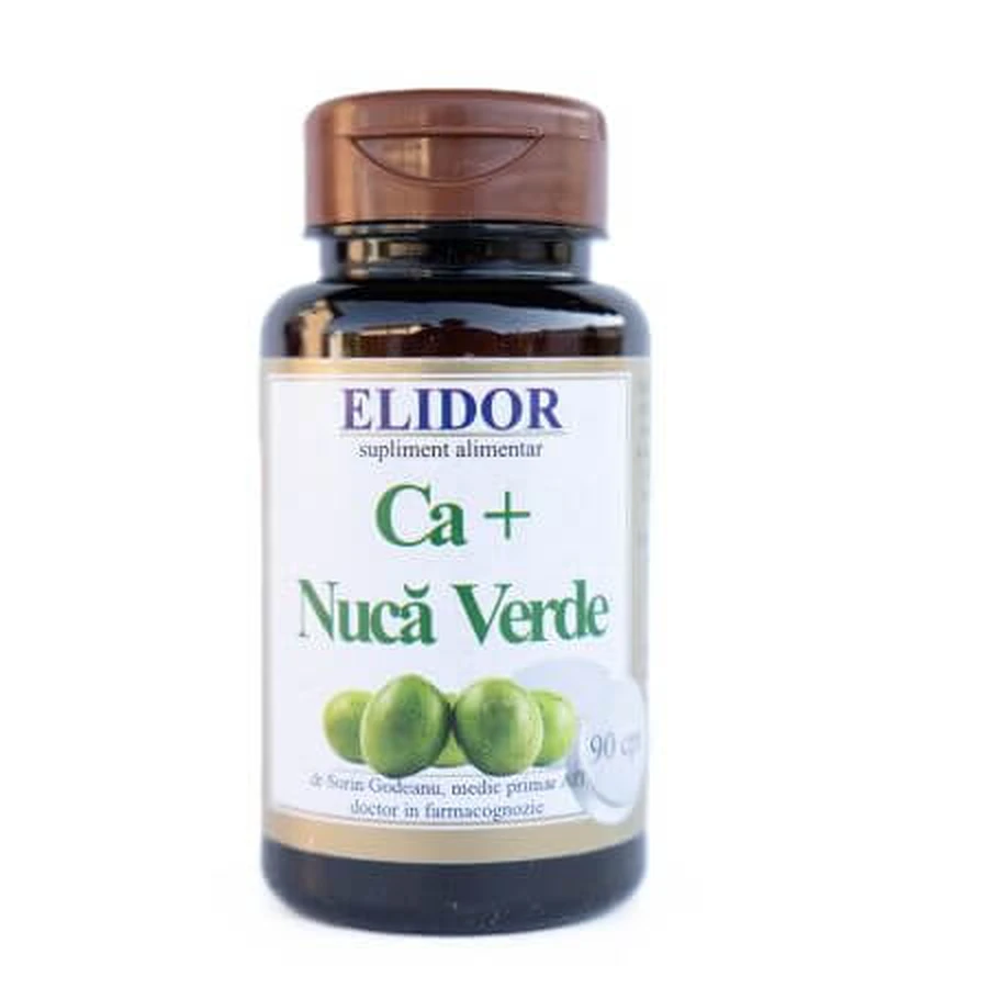 Ca + Green Walnut, 90 tablets, Elidor