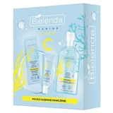Crème hydratante et illuminatrice intense, 50 ml + eau micellaire nettoyante en profondeur, 400 ml, Bielenda