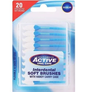Interdentale ragers, Zachte actieve mondverzorging, 20 stuks, Beauty Formulas