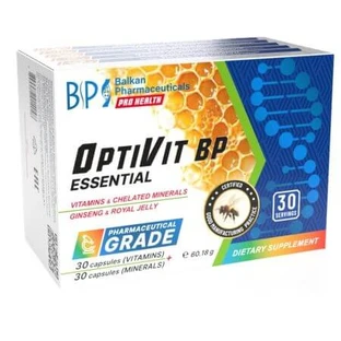 Vitamine und Mineralien Optivit Essential, 60 Kapseln, Balkan Pharmaceuticals