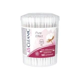 Hygienische Wattestäbchen aus reiner Effektbaumwolle, 100 Stück, Cleanic