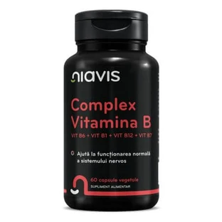 Vitamine B-complex, 60 capsules, Niavis