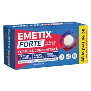 Emetix Forte, 40 comprimidos, Fiterman Pharma