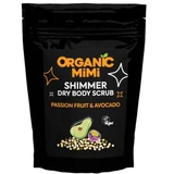 Exfoliante Corporal Shimmer con Fruta de la Pasión y Aguacate Exfoliante Corporal Seco Shimmer, 150 g, Organic Mimi