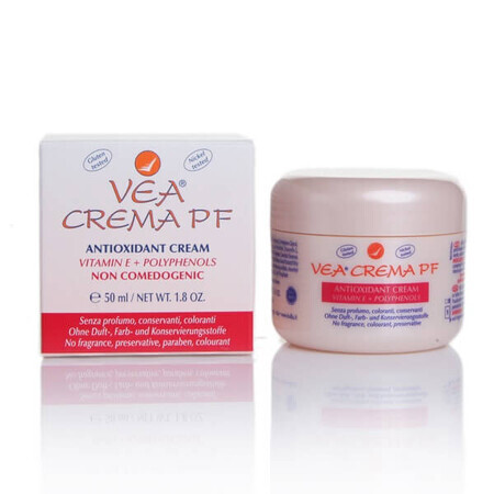 VEA PF Crème antioxydante à la vitamine E et aux polyphénols, 50 ml, Hulka