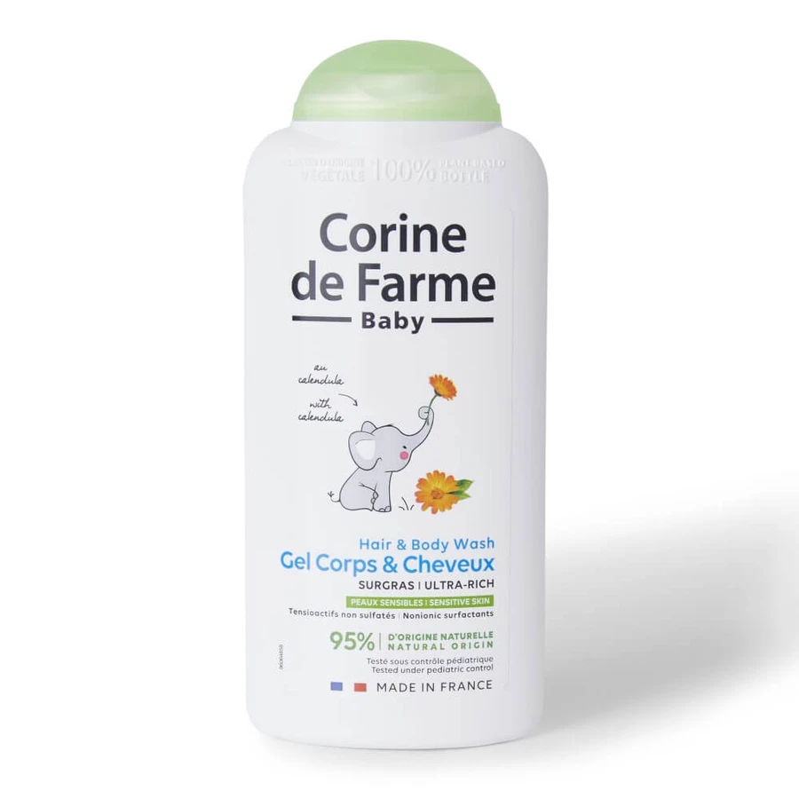 Shampooing Cheveux et Corps Ultra Riche Bébé, 250 ml, Corine de Farme